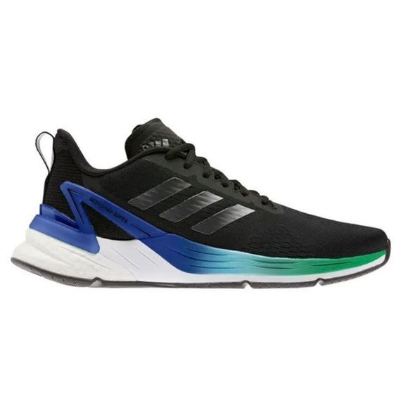 ADIDAS Response Super Boost Mens Running Shoes Black Blue Green Size 11.5 NWT - Picture 13 of 16